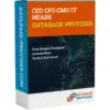 Ceo Cfo Cmo It Heads Database