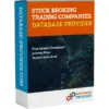 Stock Broking Trading Companies Database